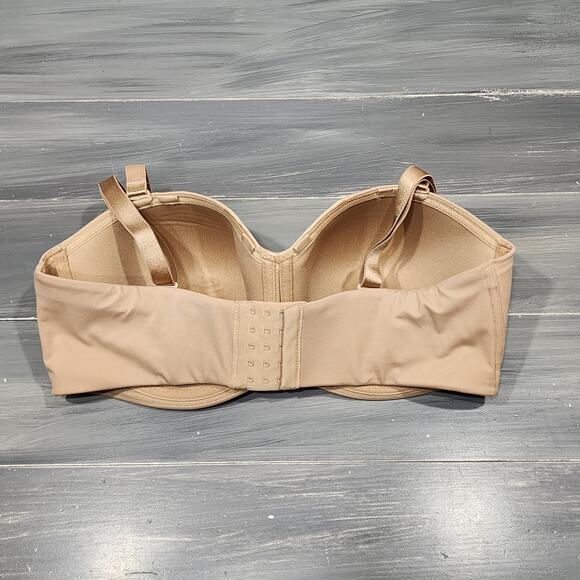 Soma Stunning Starlet Strapless Bra 40DDD Beige - Picture 2 of 8
